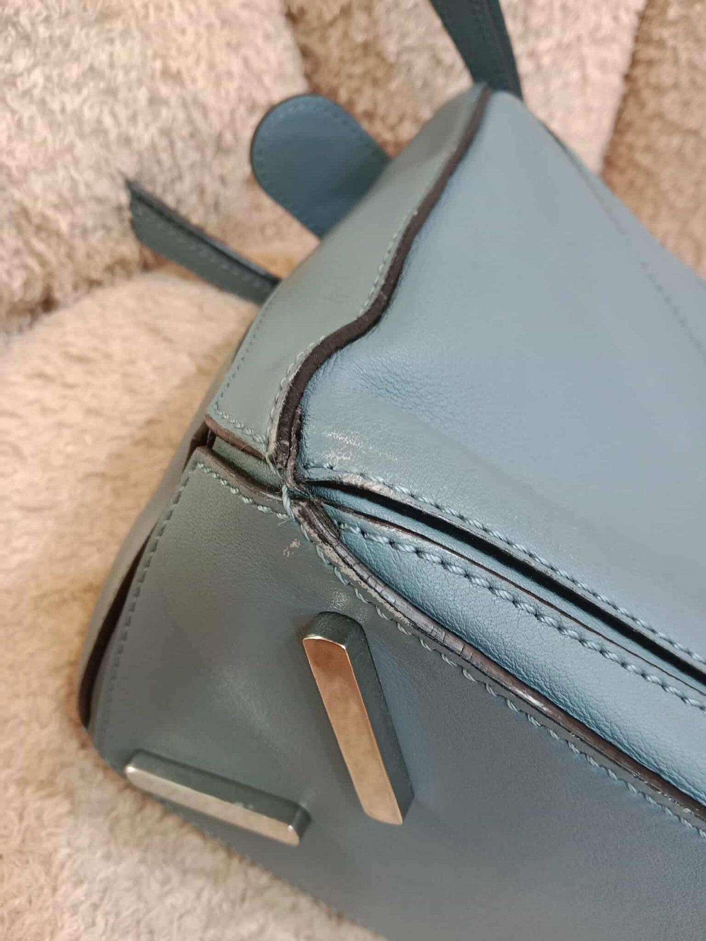 Loewe Puzzle Bag Small Blue