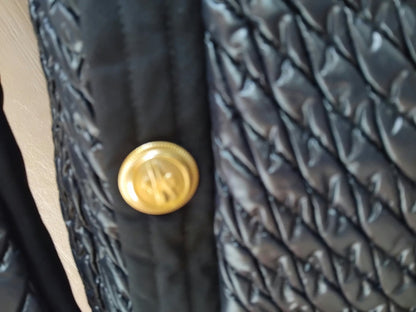 Moncler Grenoble "Cailly" Quilted Hooded Jacket in Black