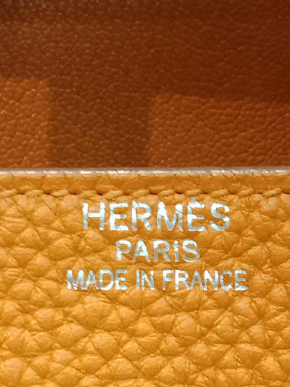 Hermes Birkin 35 Poppy Orange Clemence Stamp L Square 2008