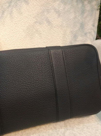 Hermes Garden Party 36 Beige/Noir Stamp D 2019