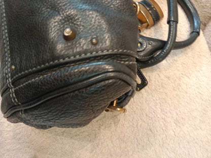 Chloe Paddington Leather Handbag Black