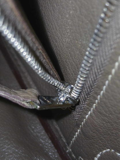 Hermes Birkin 25 Etoupe Clemence Stamp A 2017