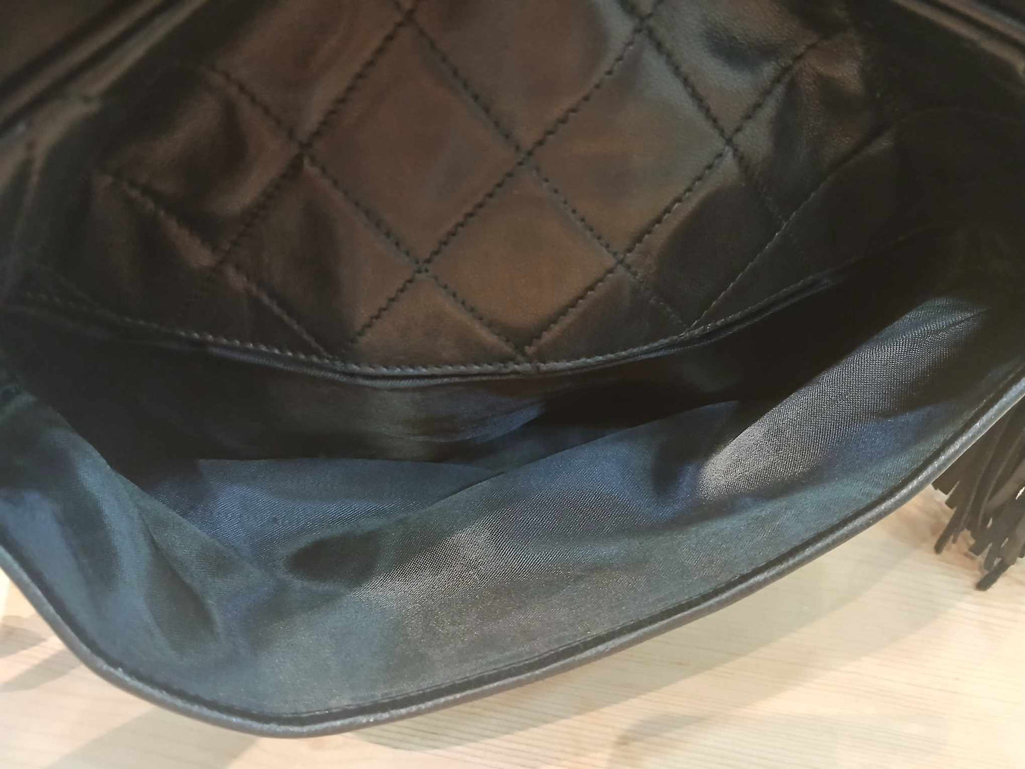 Chanel Vintage Shoulder Bag Lambskin Black Series 2