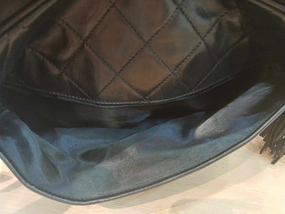 Chanel Vintage Shoulder Bag Lambskin Black Series 2