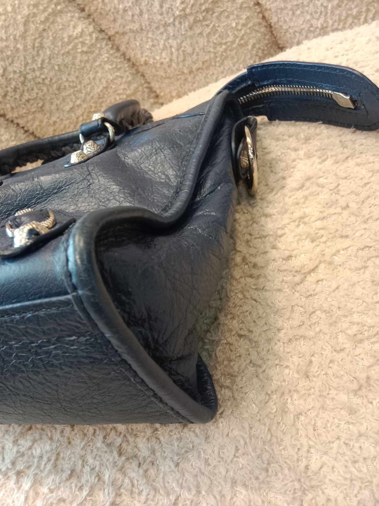 Balenciaga City Bag Medium Dark Blue