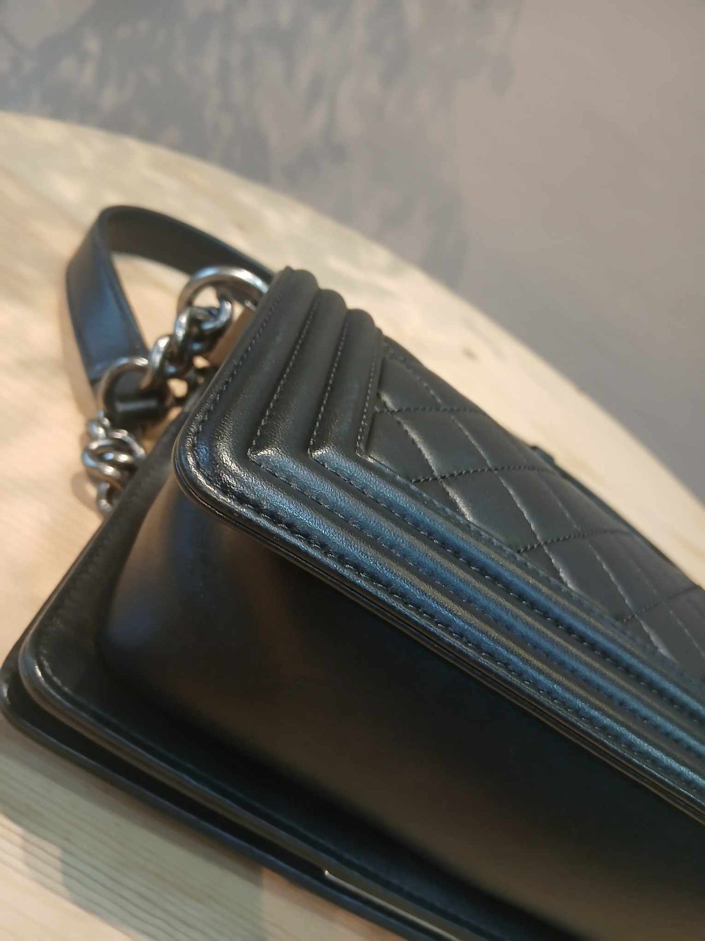 Chanel Leboy Lambskin Small Black Series 23