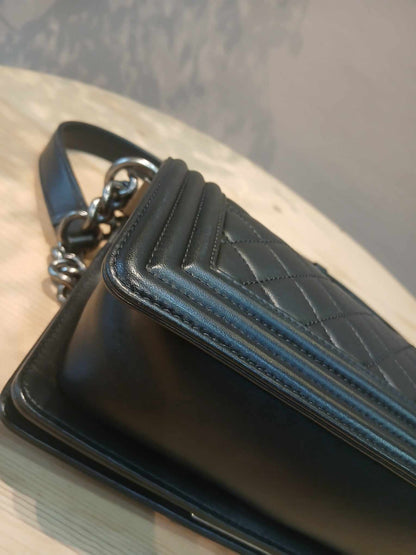 Chanel Leboy Lambskin Small Black Series 23