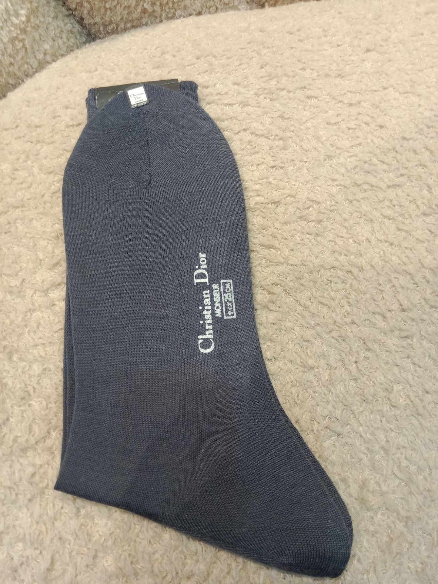 Christian Dior Monsieur Navy Blue Socks