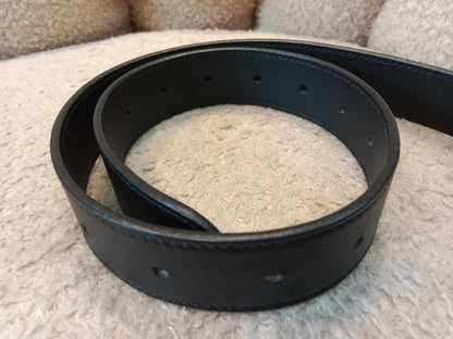 Gucci Black Leather Belt