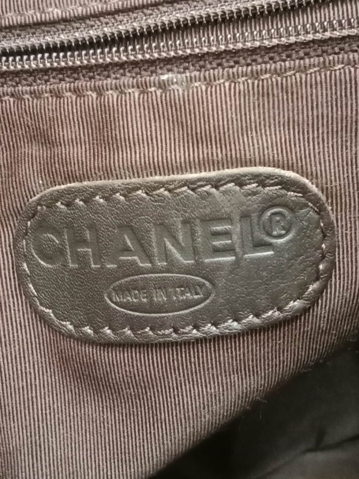 Chanel Vintage Karl Lagerfeld Dark Brown Suede Backpack featuring stitched CC Logo Flap Series 5