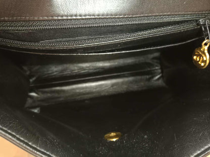 Chanel Vintage Lambskin Flap Black Series 3