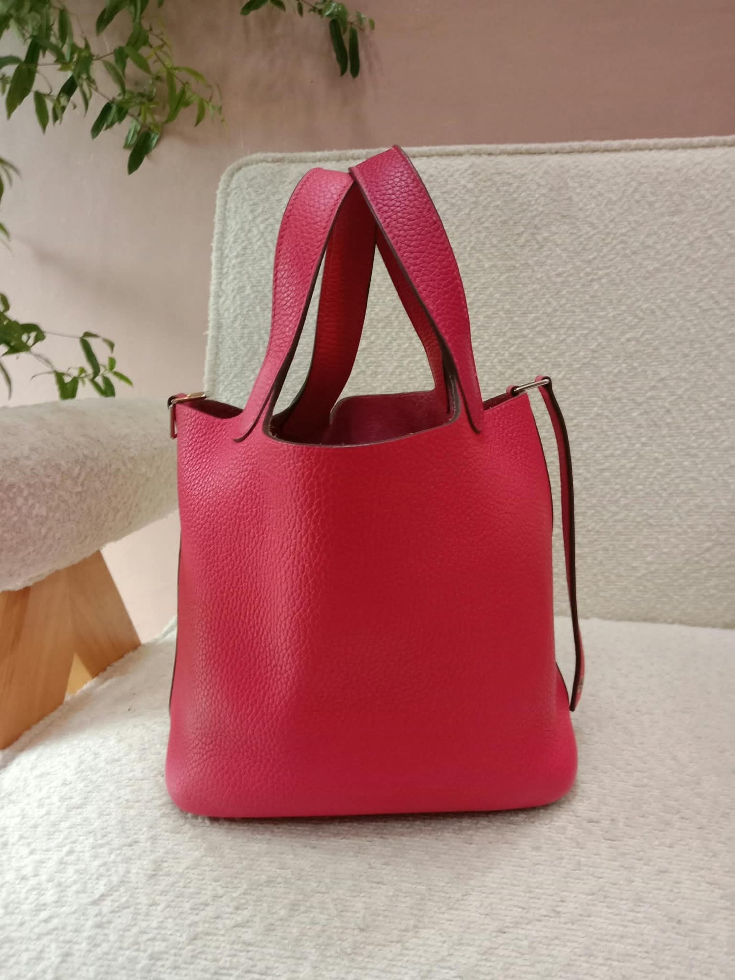 Hermes Picotin 18 Clemencec Rose Extreme Stamp Y 2020