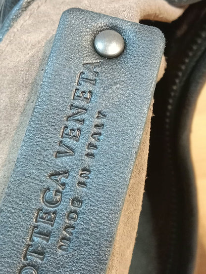 Bottega Veneta Hobo Intrecciato Bag Black