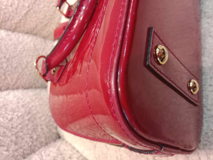 Louis Vuitton Alma BB Monogram Empriente Patent Red