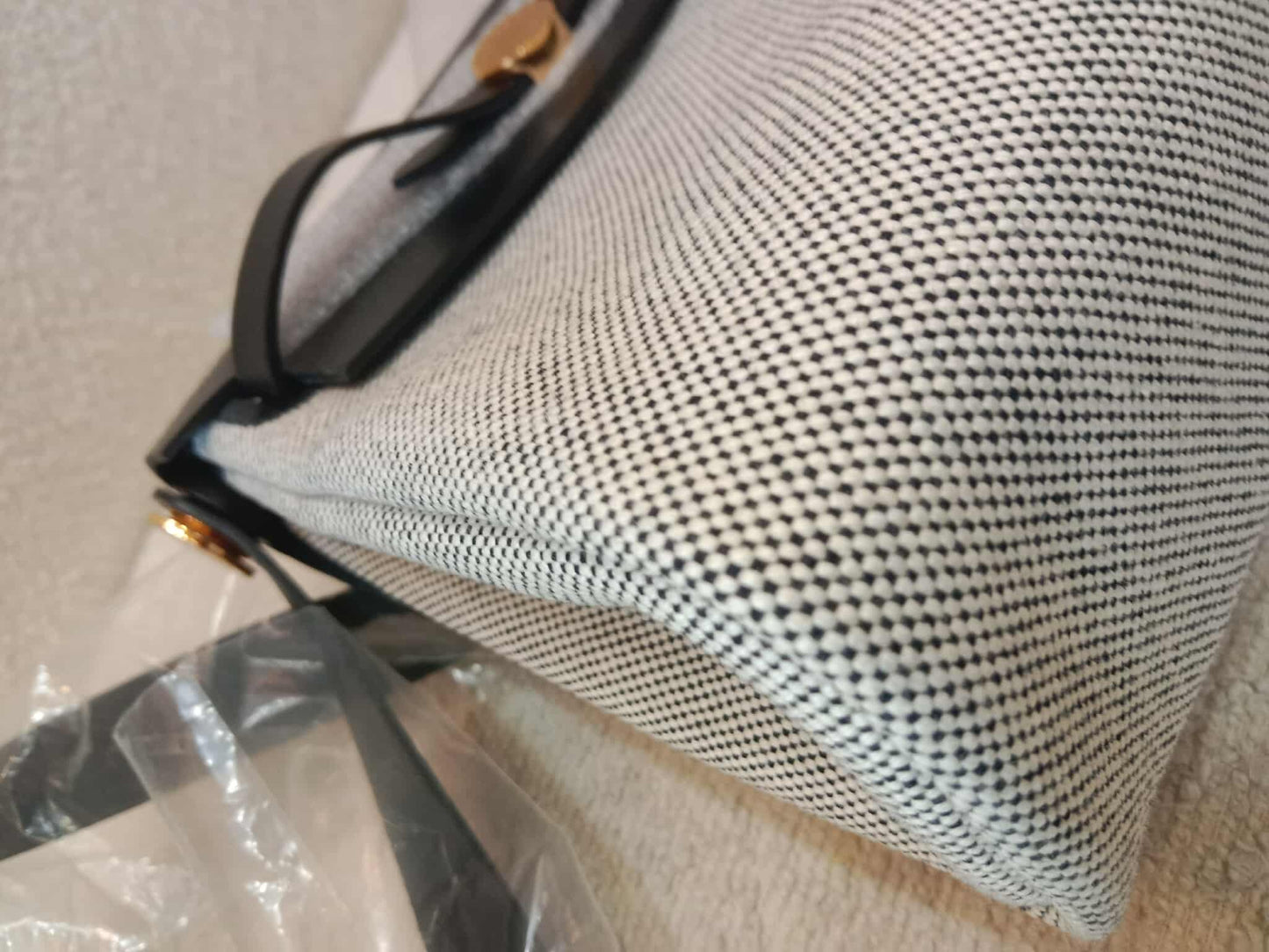 Hermes Mini Herbag Noir Stamp K 2025