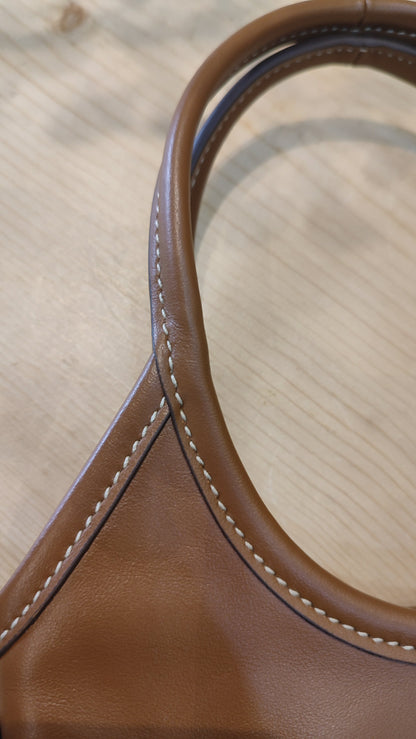 Miu Miu Ivy Tote Bag Cognac Mini Fullset