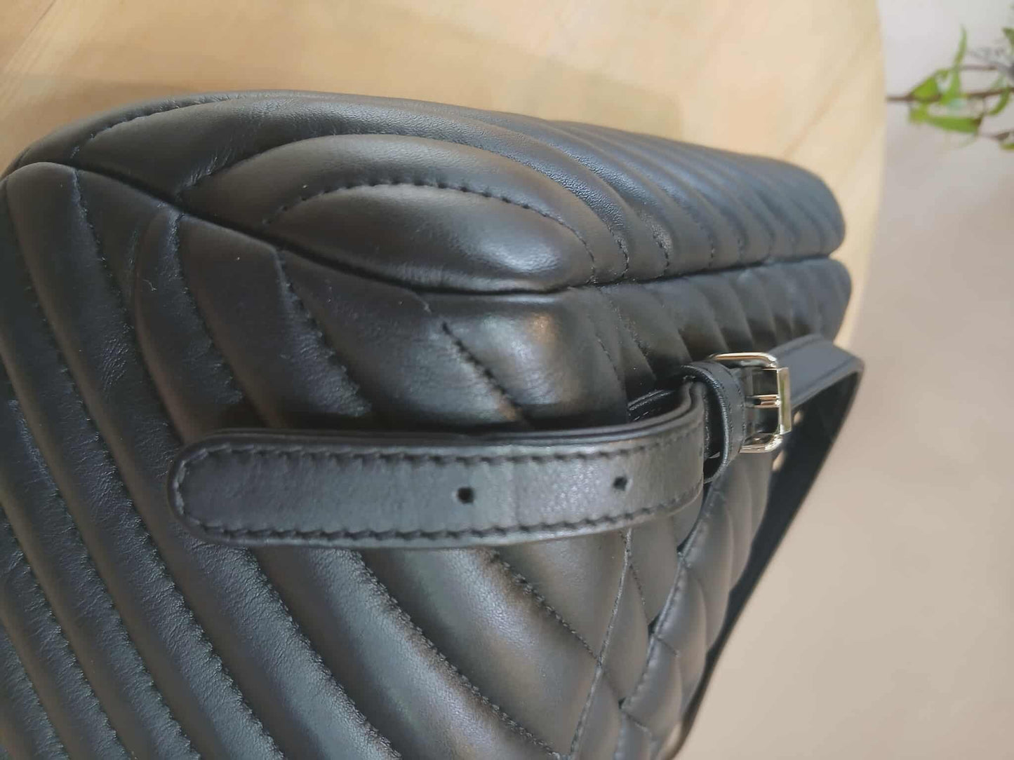 Chane Urban Spirit Backpack Chevron Lambskin Black Series 22