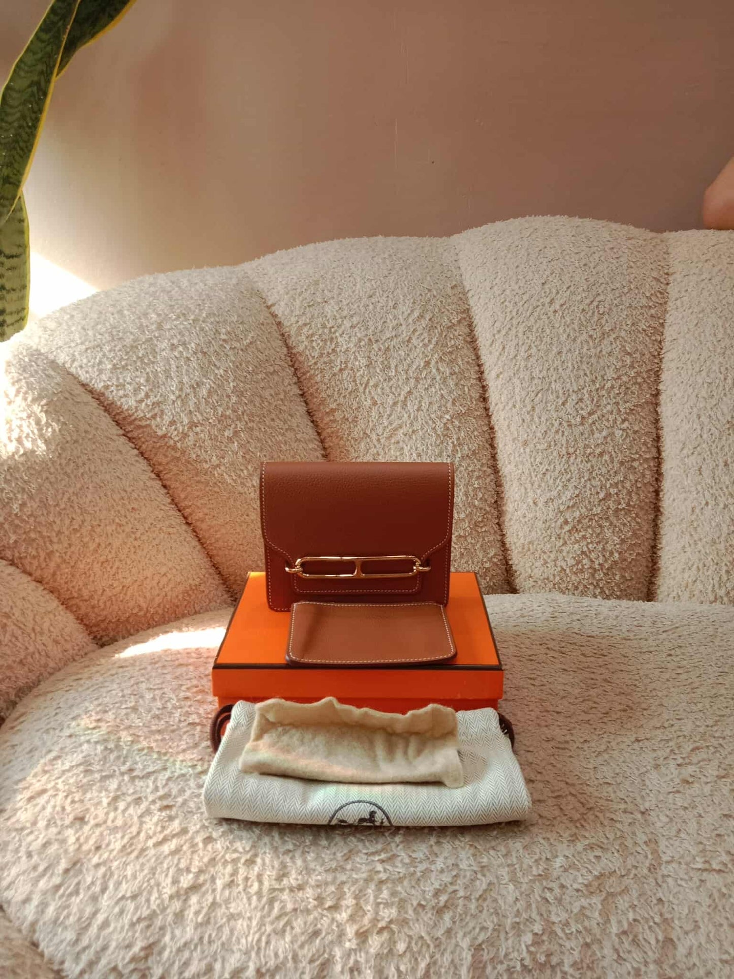 Hermes Roulis Slim Gold on Gold Epsom Stamp B 2023