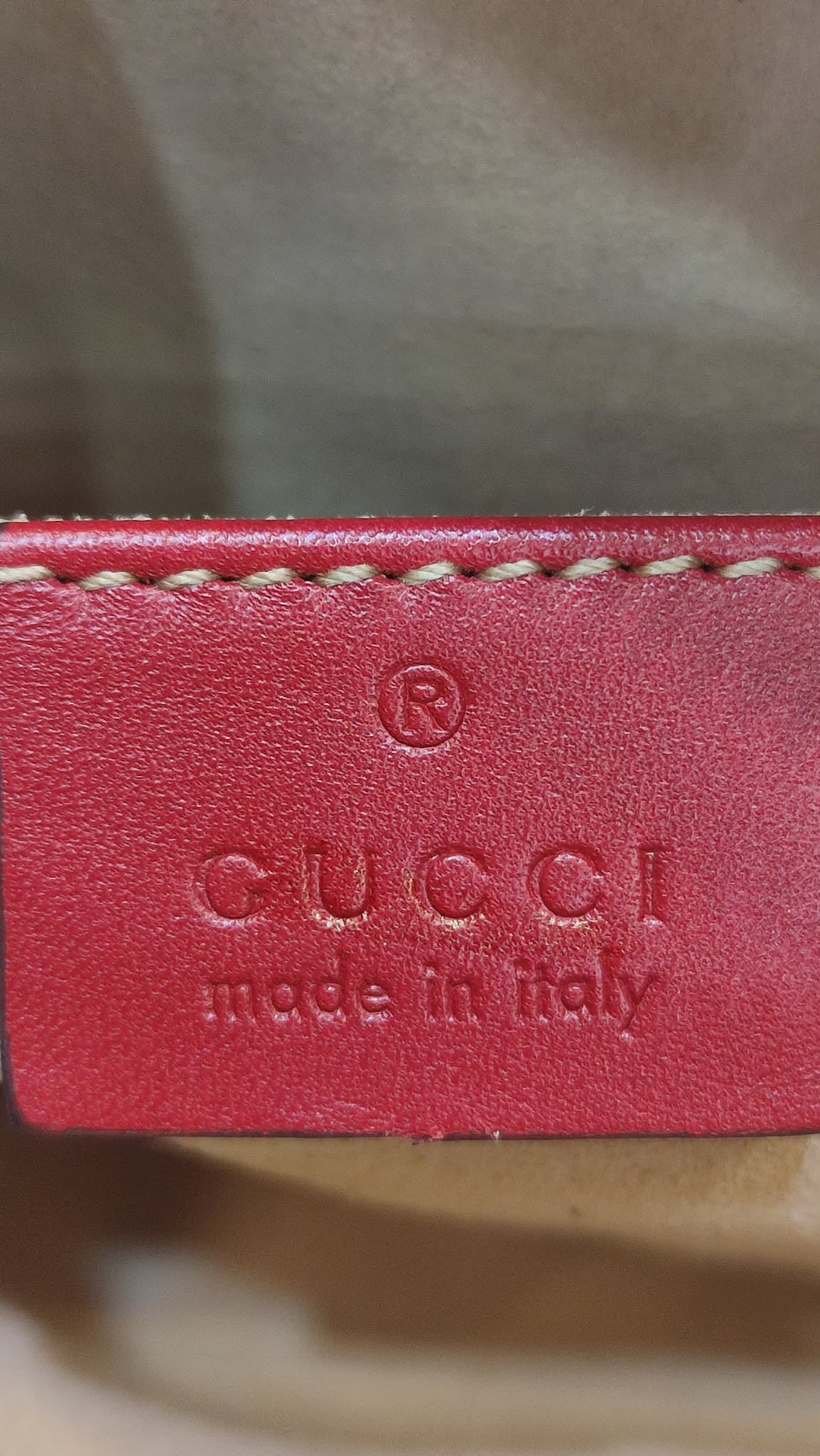 Gucci GG Marmont Beltbag Red