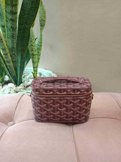 Goyard Vanity Souple Muse Bordeaux
