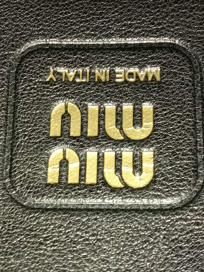 Miu Miu Aviator Nappa Leather Black