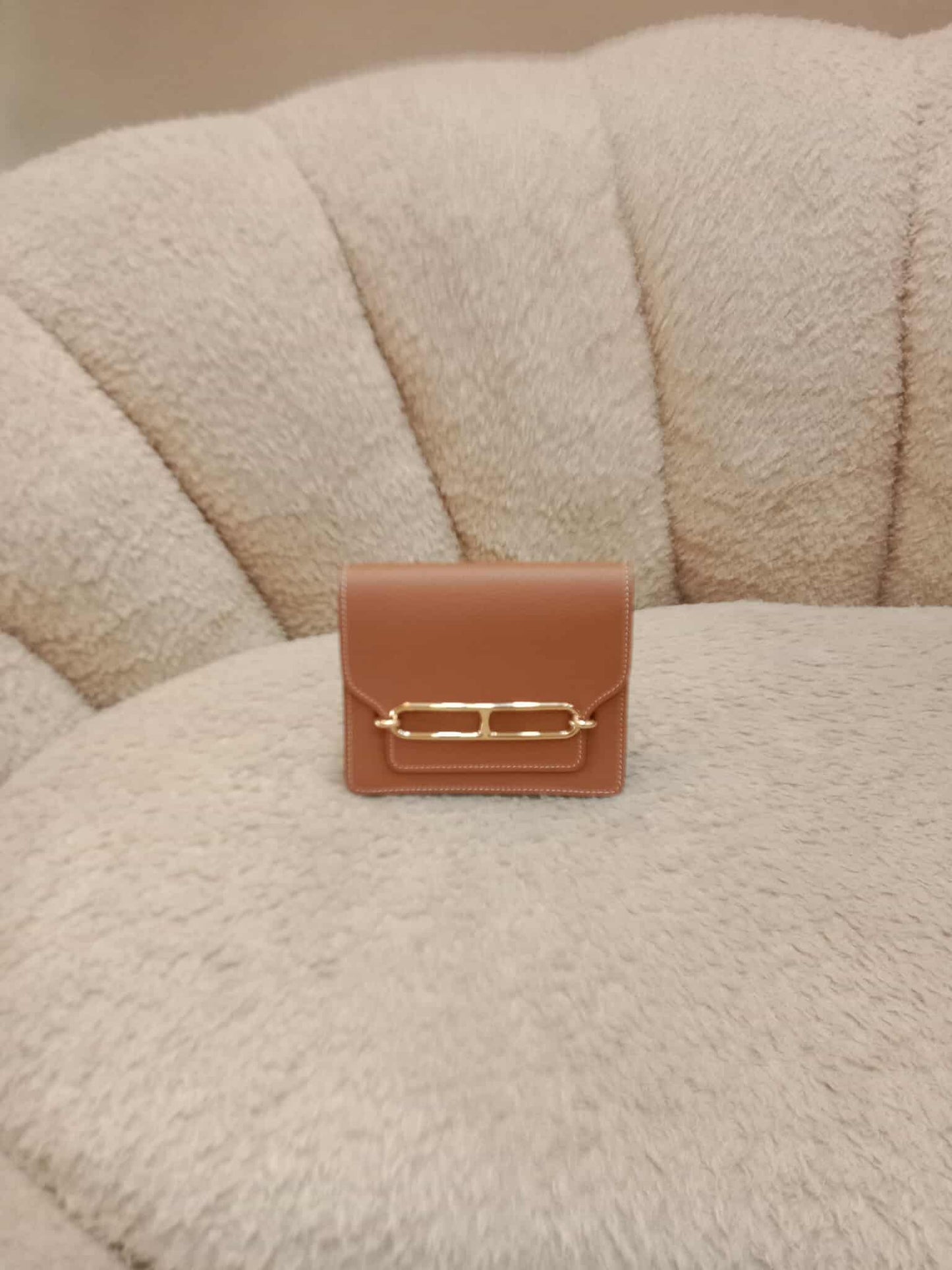 Hermes Roulis Slim Gold on Gold Epsom Stamp B 2023