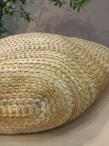 Jimmy Choo Mari Woven Raffia Tote Handbag
