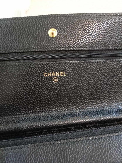 Chanel Classic Caviar WOC Black Series 20