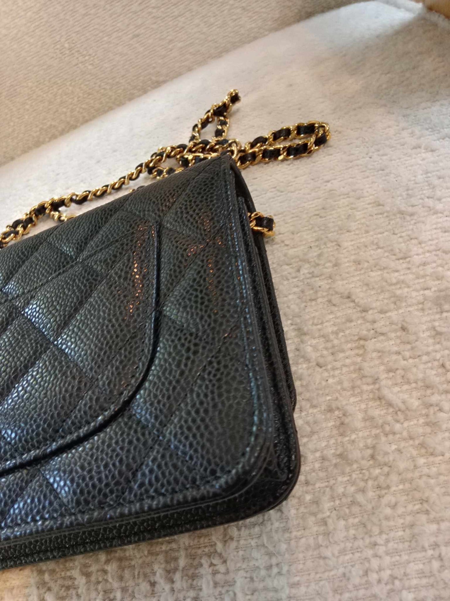 Chanel Classic Caviar WOC Black Series 20