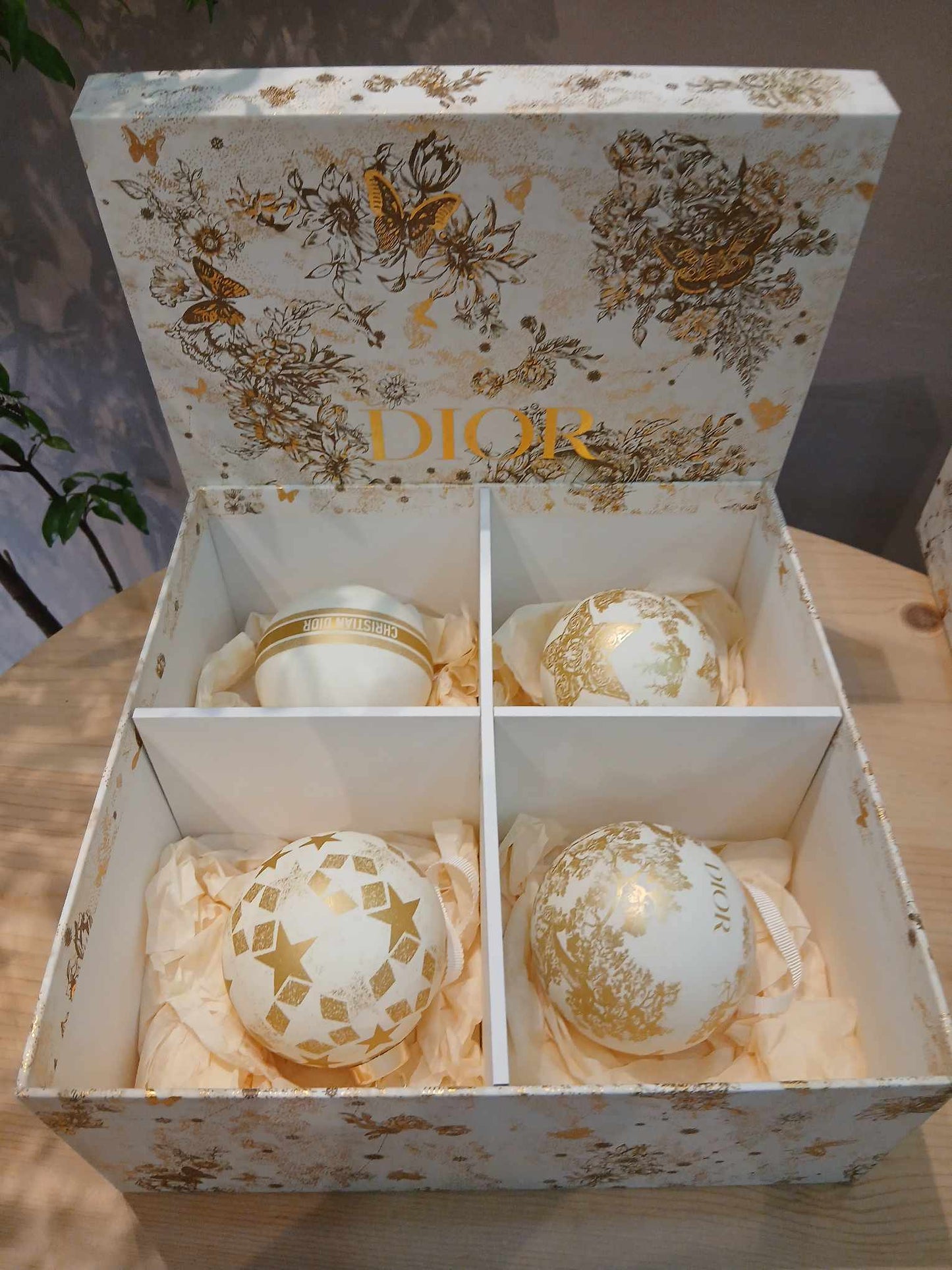 Christian Dior Christmas Ornaments