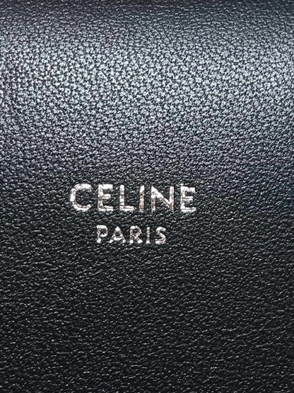 Celine Triomphe Phone Flap Pouch Black-Brown