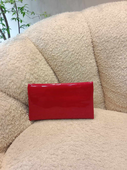 Dior Cosmetic Red Pouch Patent