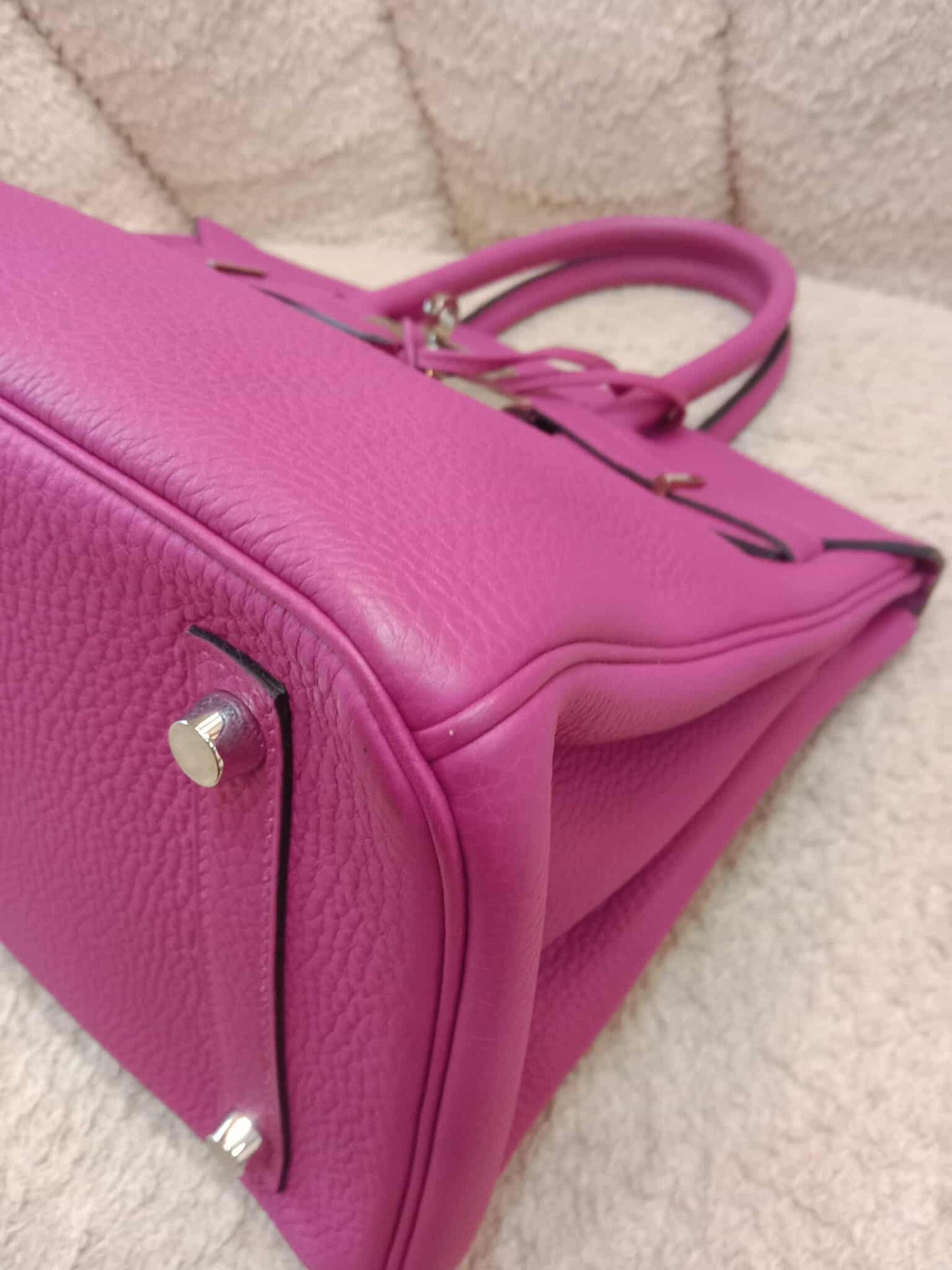 Hermes Birkin 30 Pink Fanta Togo Stamp A 2017
