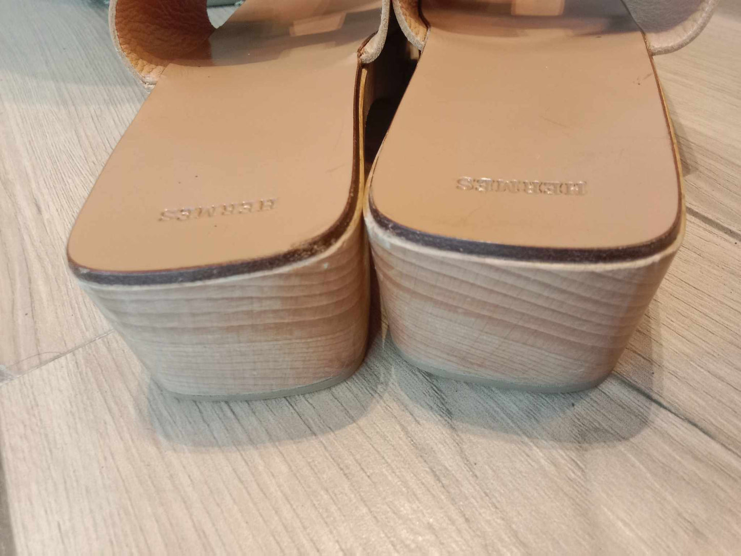 Hermes Brown Sandals Size 39