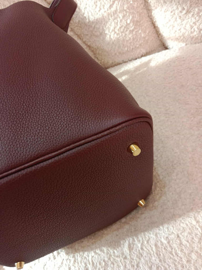 Hermes Picotin 22 Maurice Bordeaux Stamp Y 2020