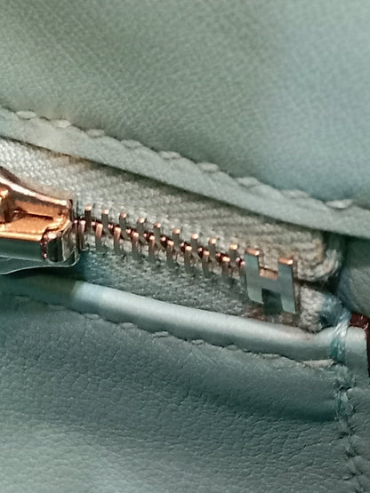 Hermes Berlin Mini Bleu Atoll Swift Stamp T 2015