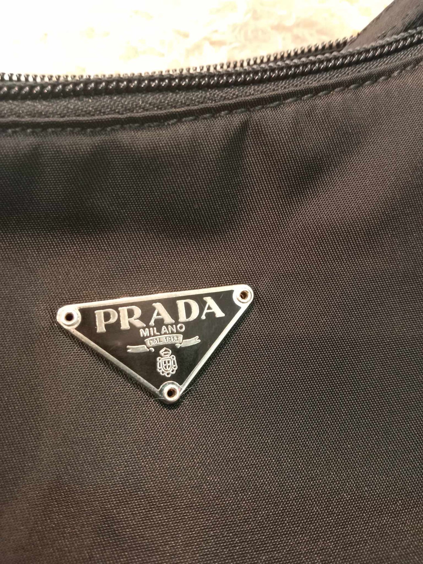 Prada Tessuto Mini Nylon Bag Black