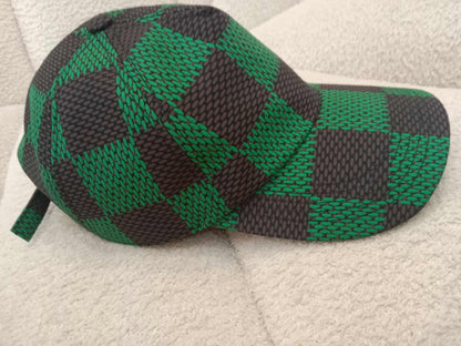 Louis Vuitton Damier Pop Cap in Green Canvas