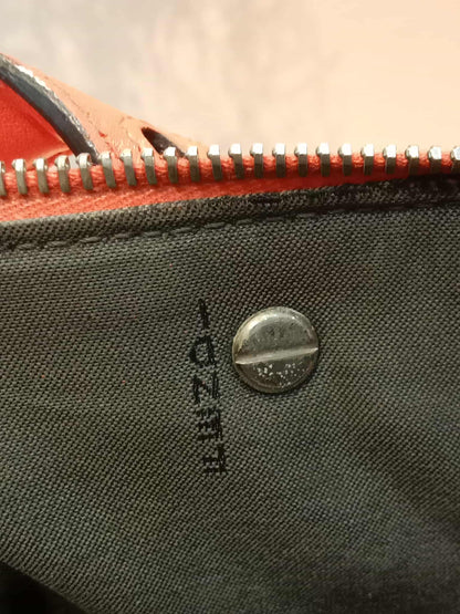 Fendi Papavero Calfskin Leather By-the-Way Mini Red Orange Bag