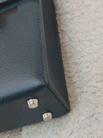 Hermes Sac Verrou Touch Chaine Mini Marquete Cypress Noir Stamp Y 2020