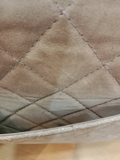 Chanel 2.55 Reissue Flap Bag Beige Suede Series 10