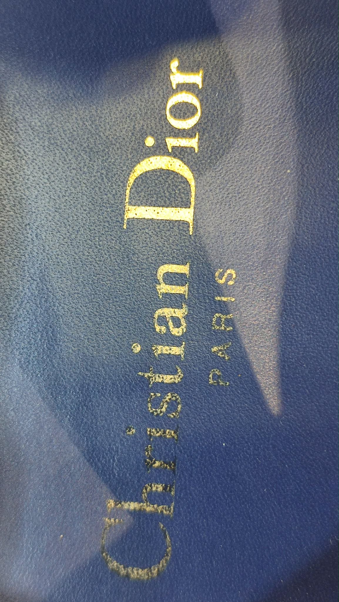 Dior Dioract Blue Royal Lambskin Size 38