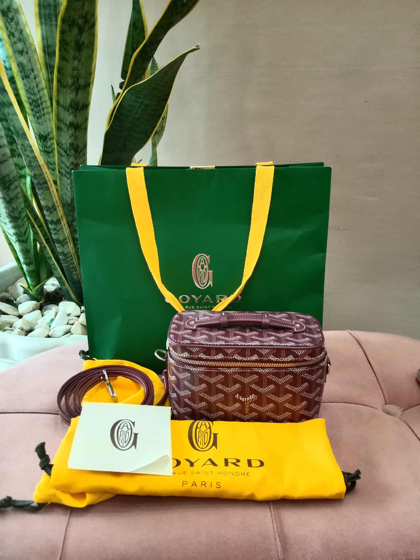 Goyard Vanity Souple Muse Bordeaux