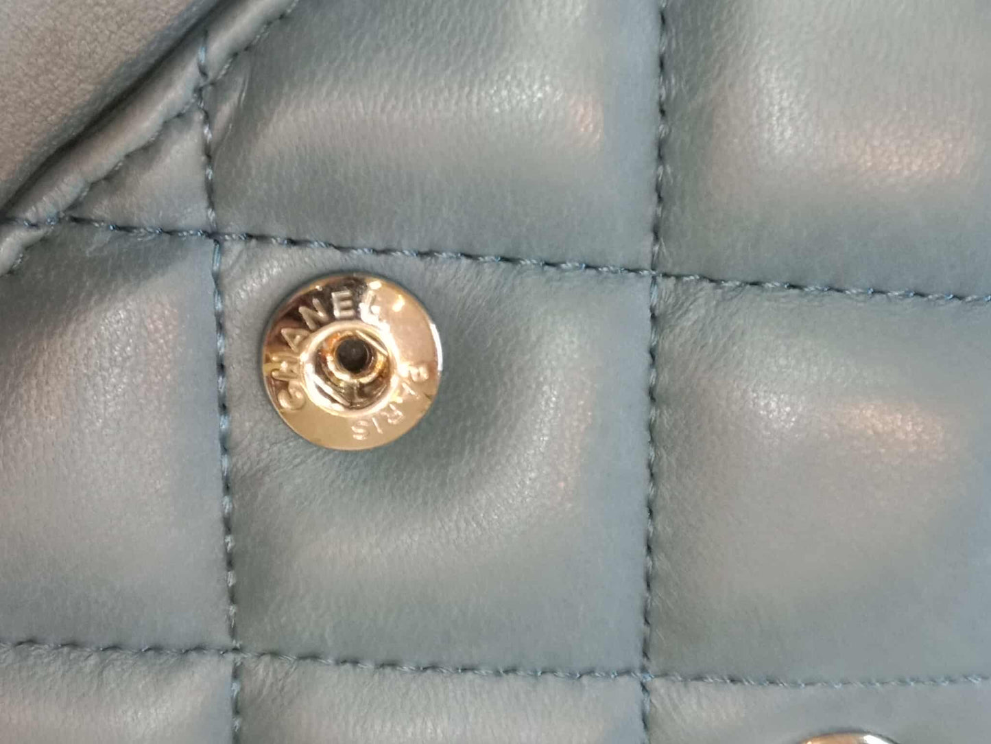 Chanel Jumbo Double Flap Lambskin Blue Series16