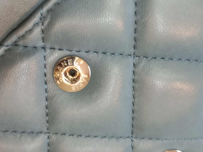 Chanel Jumbo Double Flap Lambskin Blue Series16