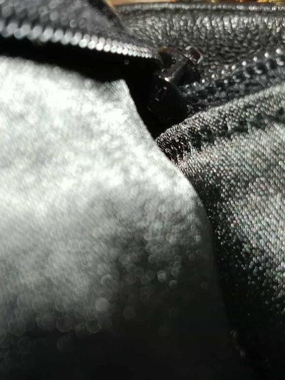 Chanel Vintage Chain Tassel Flap Bag Black Lambskin Series 0