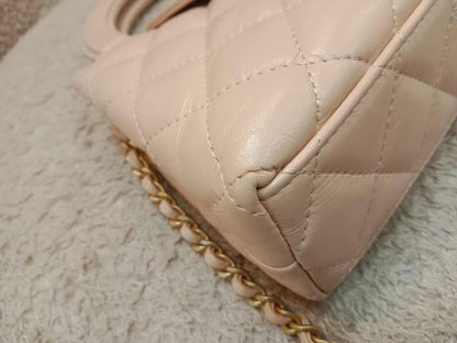 Chanel Kelly Nano Bag Beige Microchipped Fullset