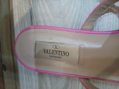 Valentino Garavani Rockstud Sandals Pink Size 37 1/2