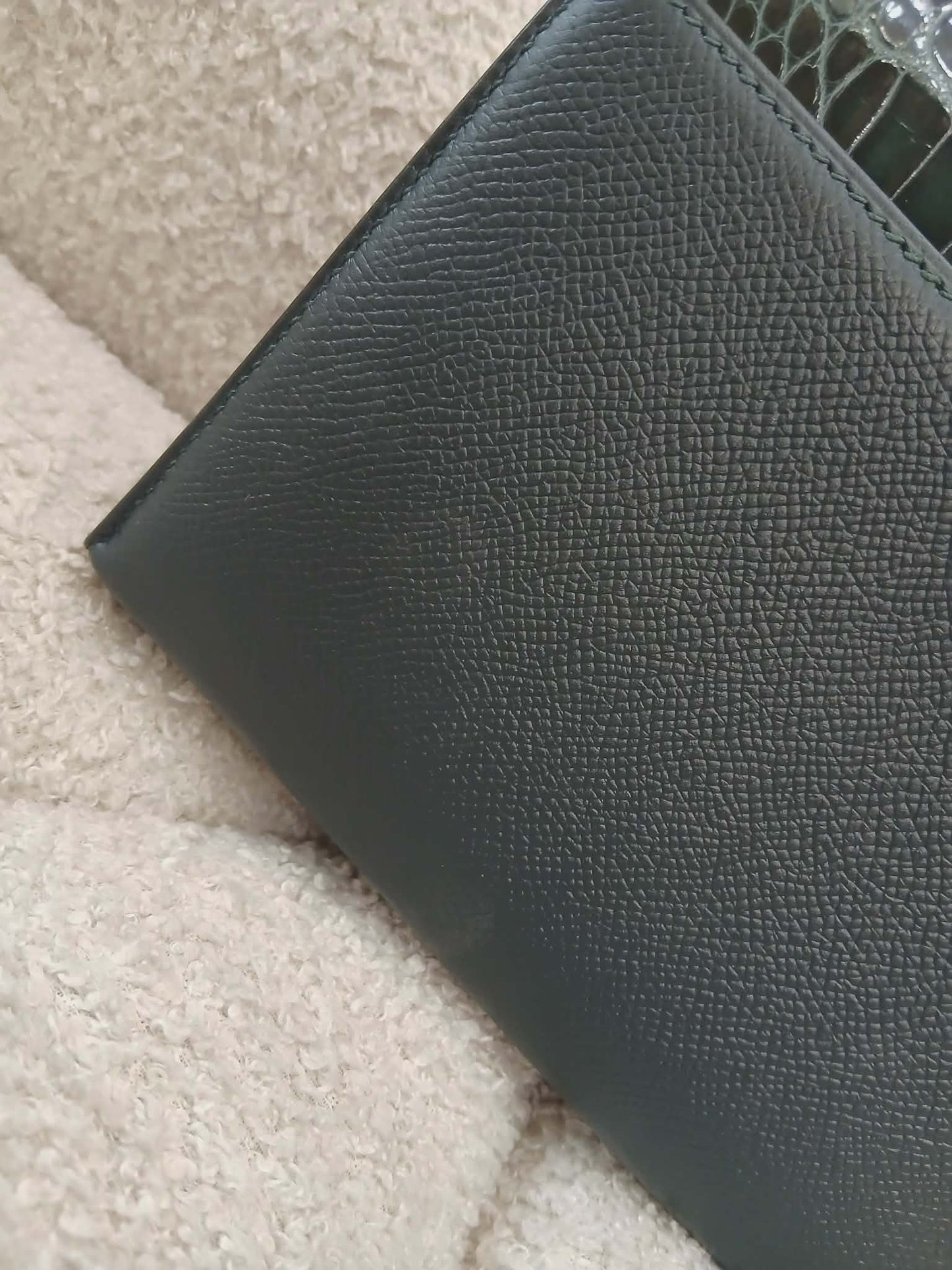 Hermes Sac Verrou Touch Chaine Mini Marquete Cypress Noir Stamp Y 2020