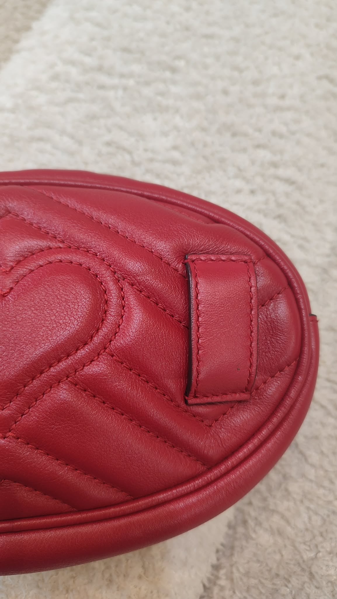 Gucci GG Marmont Beltbag Red